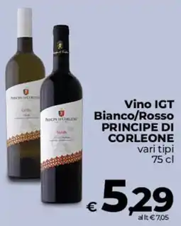 Coop Radenza Vino IGT Principe di Corleone offerta