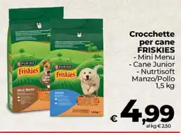 Coop Radenza Crocchette per cane Friskies offerta