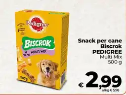 Coop Radenza Snack per cane Biscrok PEDIGREE Multi Mix offerta