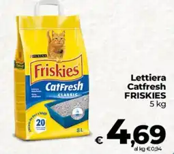 Coop Radenza Lettiera Catfresh Friskies offerta