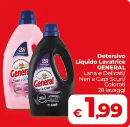 Coop Radenza Detersivo Liquido Lavatrice General offerta
