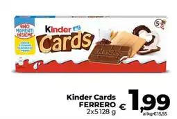 Coop Radenza Kinder Cards Ferrero offerta