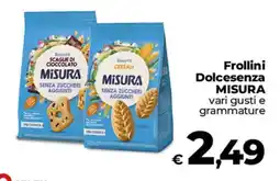 Coop Radenza Frollini Dolcesenza Misura offerta