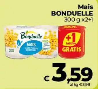 Coop Radenza Mais Bonduelle offerta