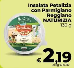 Coop Radenza Insalata Petalizia con Parmigiano Reggiano Naturizia offerta