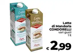 Coop Radenza Latte di Mandorla Condorelli offerta