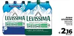 Coop Radenza Acqua Levissima Naturale offerta
