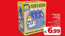 Coop Radenza Detersivo Liquido Lavatrice ACE offerta