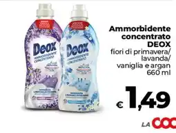 Coop Radenza Ammorbidente concentrato DEOX offerta