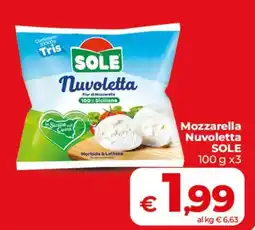 Coop Radenza Mozzarella Nuvoletta SOLE offerta