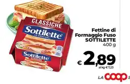Coop Radenza Fettine di Formaggio Fuso Sottilette offerta