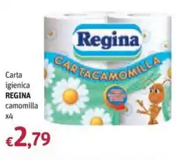 Futura Supermercati Carta igienica Regina camomilla offerta