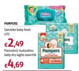 Futura Supermercati Pampers Salviette baby fresh offerta