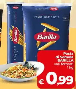 Coop Radenza Pasta di Semola Barilla offerta