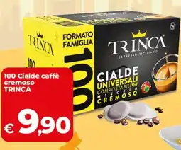 Coop Radenza Cialde caffè cremoso TRINCA offerta