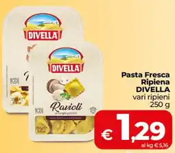 Coop Radenza Pasta Fresca Ripiena DIVELLA vari ripieni offerta