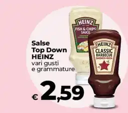 Coop Radenza Salse Top Down HEINZ offerta