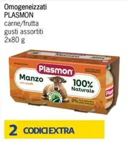 Futura Supermercati Omogeneizzati Plasmon Manzo offerta
