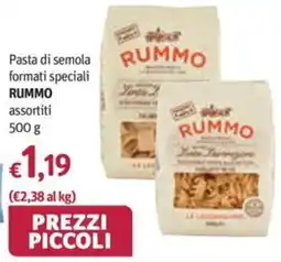 Futura Supermercati Pasta di semola assortiti Rummo offerta