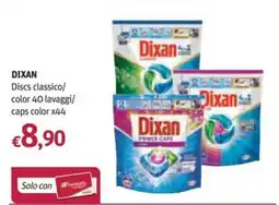 Futura Supermercati Dixan Discs classico/ color/ caps color offerta