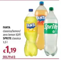Futura Supermercati Fanta Sprite classica offerta