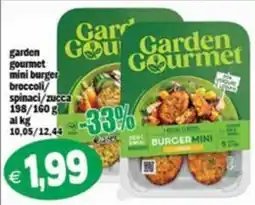 Il Castoro Supermercati Garden Gourmet burger mini offerta