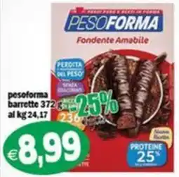 Il Castoro Supermercati Pesoforma barrette fondente amabile offerta