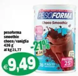 Il Castoro Supermercati Pesoforma Choco Smoothie offerta