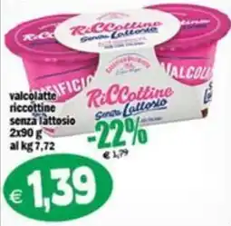 Il Castoro Supermercati Ricottine senza lattosio offerta