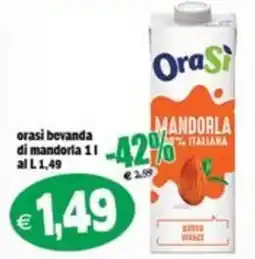 Il Castoro Supermercati OraSi bevanda di mandorla offerta