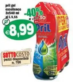 Il Castoro Supermercati Pril gel excellence offerta