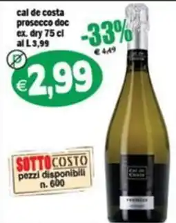 Il Castoro Supermercati Cal de Costa Prosecco DOC offerta