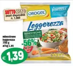 Il Castoro Supermercati Orogel Leggerezza minestrone offerta