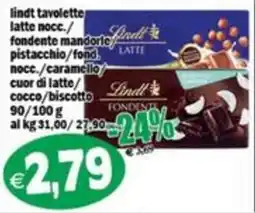 Il Castoro Supermercati Lindt Tavolette offerta