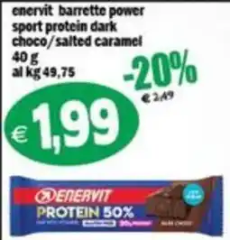 Il Castoro Supermercati Enervit barrette power sport protein dark offerta