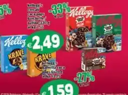 Il Castoro Supermercati Kellogg's cereali coco pops barrette offerta