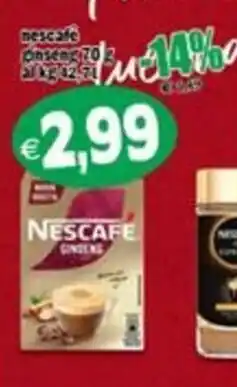 Il Castoro Supermercati Nescafe Ginseng offerta