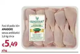 Futura Supermercati Fusi di pollo 10+ AMADORI offerta