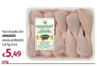 Futura Supermercati Fusi di pollo 10+ AMADORI offerta