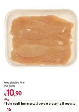 Futura Supermercati Petto di pollo a fette offerta