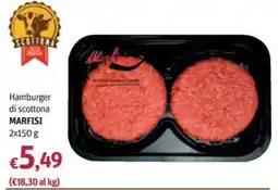 Futura Supermercati Hamburger di scottona MARFISI offerta