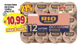 Il Castoro Supermercati Rio mare tonno olio di oliva offerta