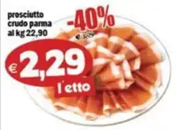 Il Castoro Supermercati prosciutto crudo parma offerta