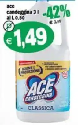 Il Castoro Supermercati Ace candeggina classica offerta
