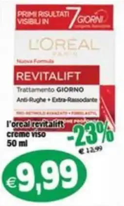 Il Castoro Supermercati l'oreal revitalift crema viso offerta