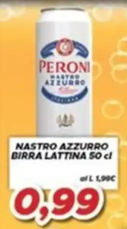 MA Supermercati Peroni Nastro Azzurro birra offerta