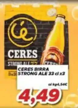 MA Supermercati Ceres birra strong ale offerta