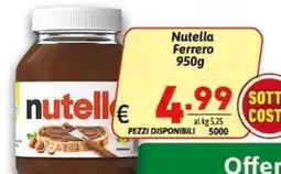 Ipercarni Nutella Ferrero offerta
