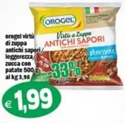 Il Castoro Supermercati Orogel virtù di zuppa antichi sapori offerta
