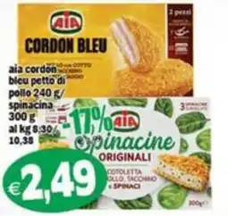 Il Castoro Supermercati Aia cordon bleu petto di pollo offerta